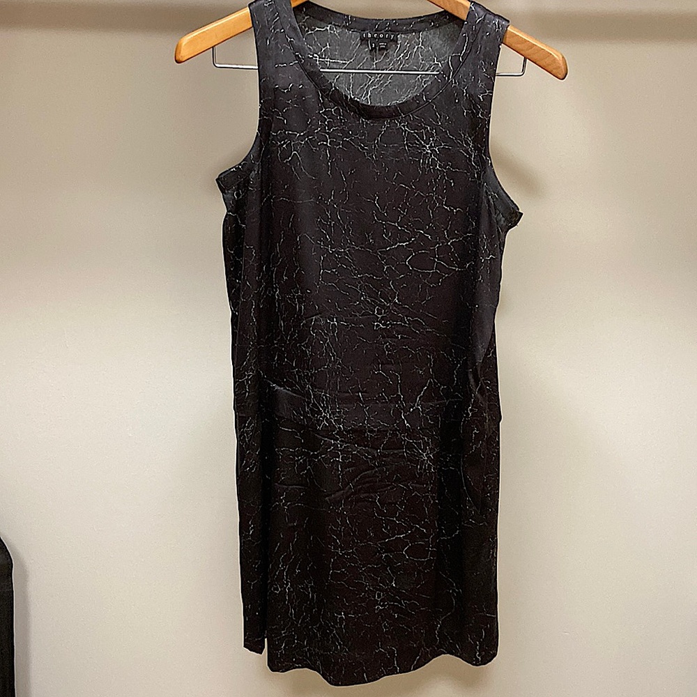THEORY SLEEVELESS SILK DRESS - Picture 2 of 11